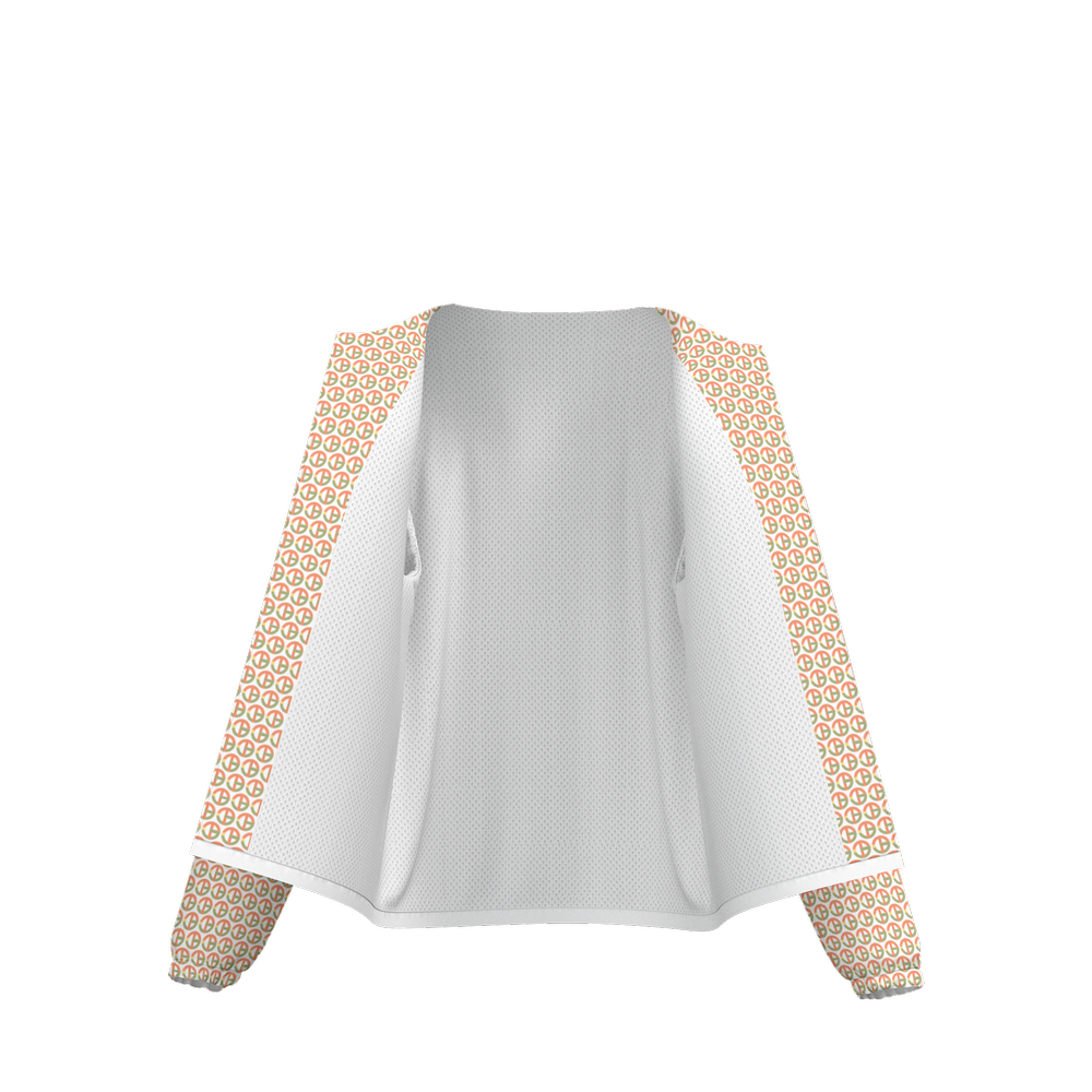 TONY G Unisex Full-Zip Hooded Windbreaker Jacket, featuring the TG Logo #1 Monogram Pattern