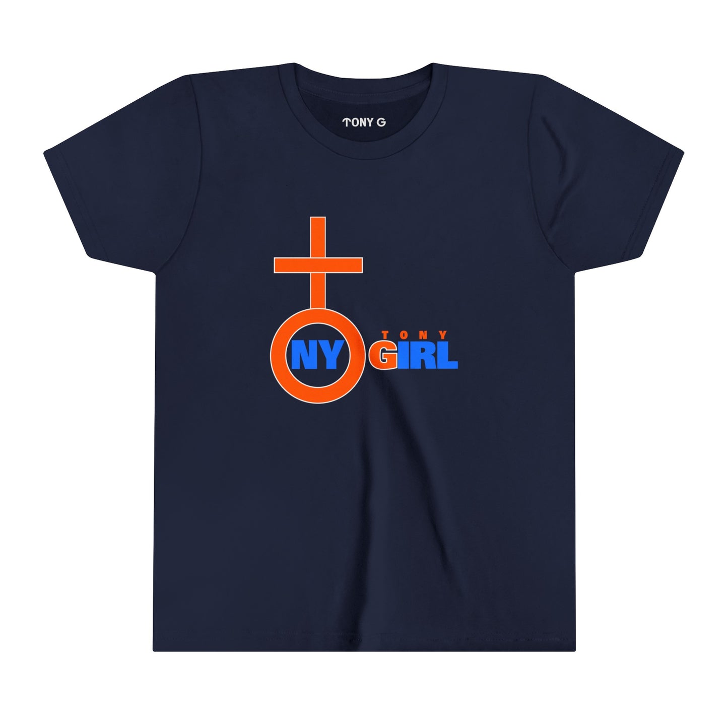 TONY Girl Youth Short Sleeve Tee, featuring the TONY Girl design