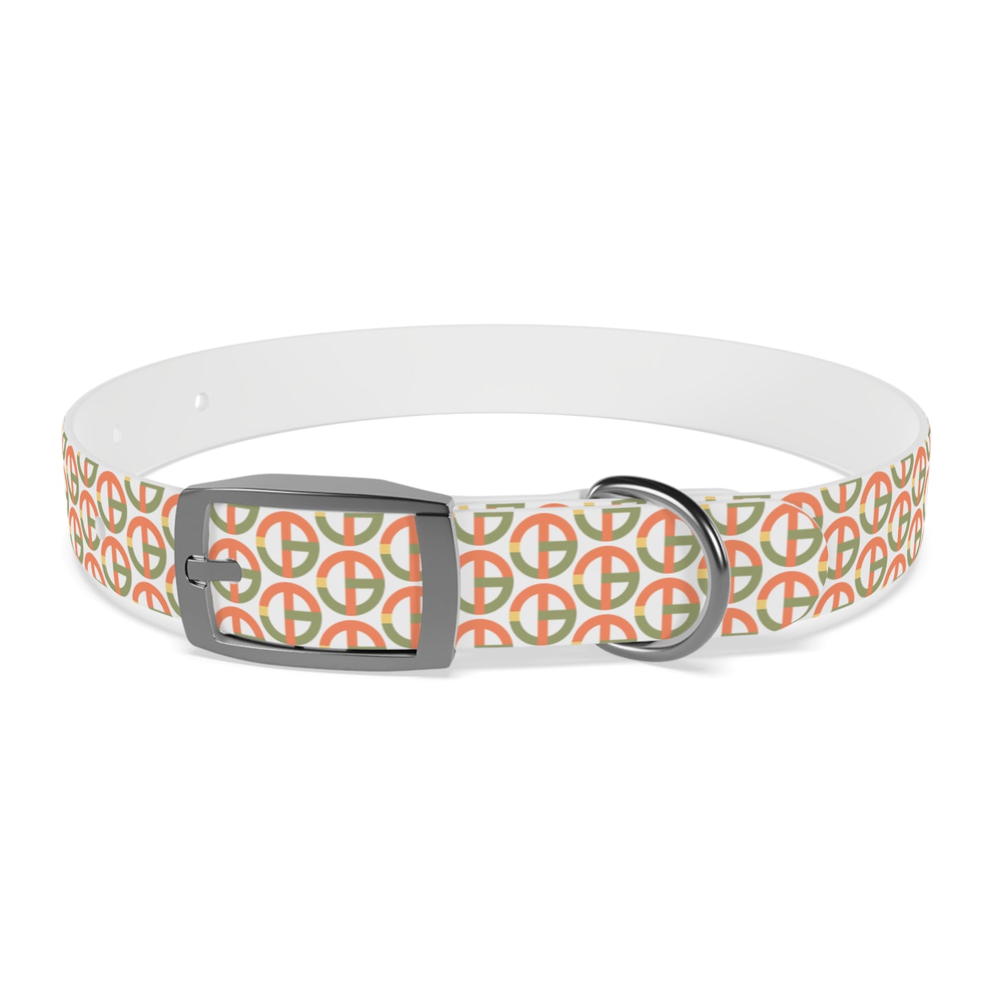 TONY G Dog Collar, featuring the TG Logo #1 Monogram Pattern