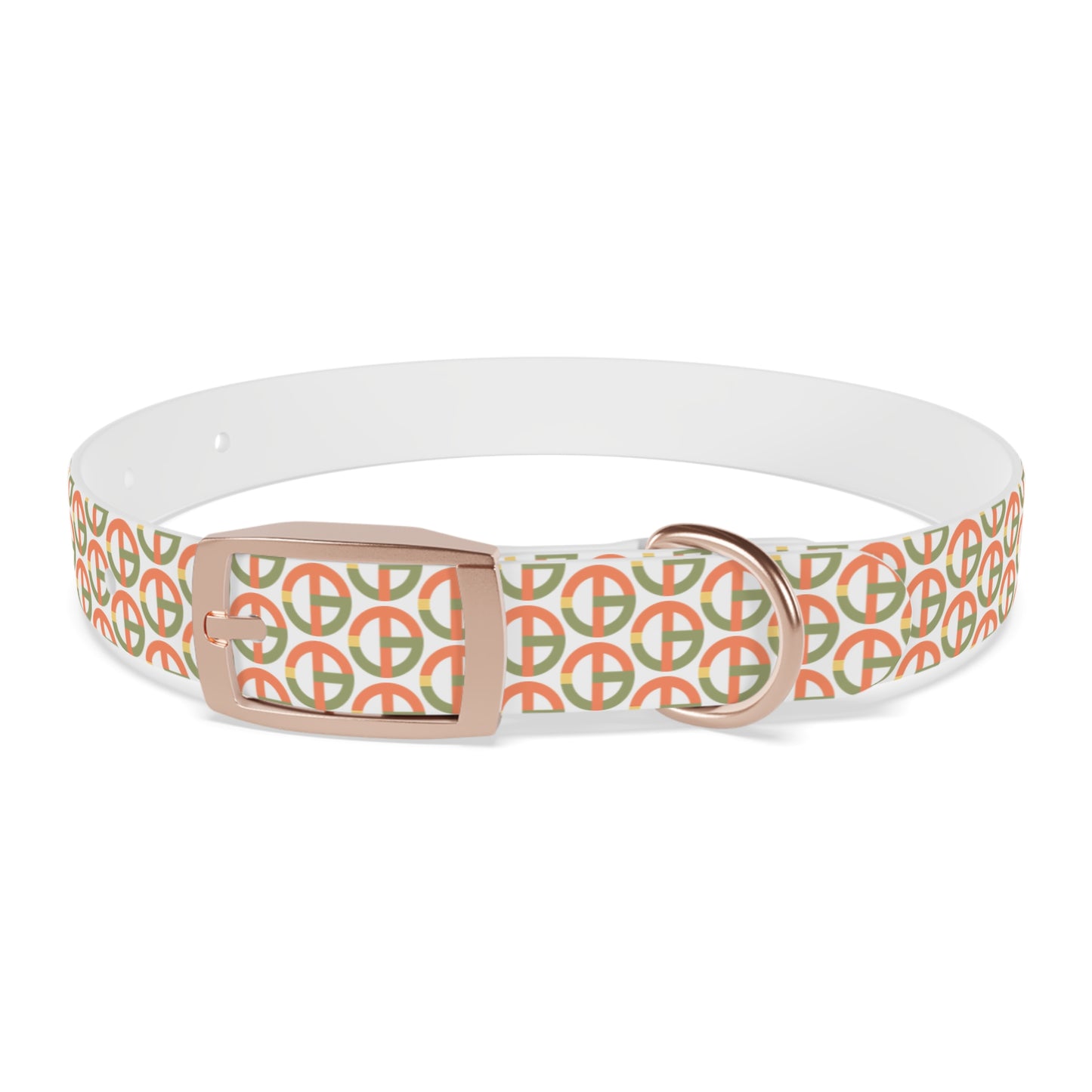 TONY G Dog Collar, featuring the TG Logo #1 Monogram Pattern