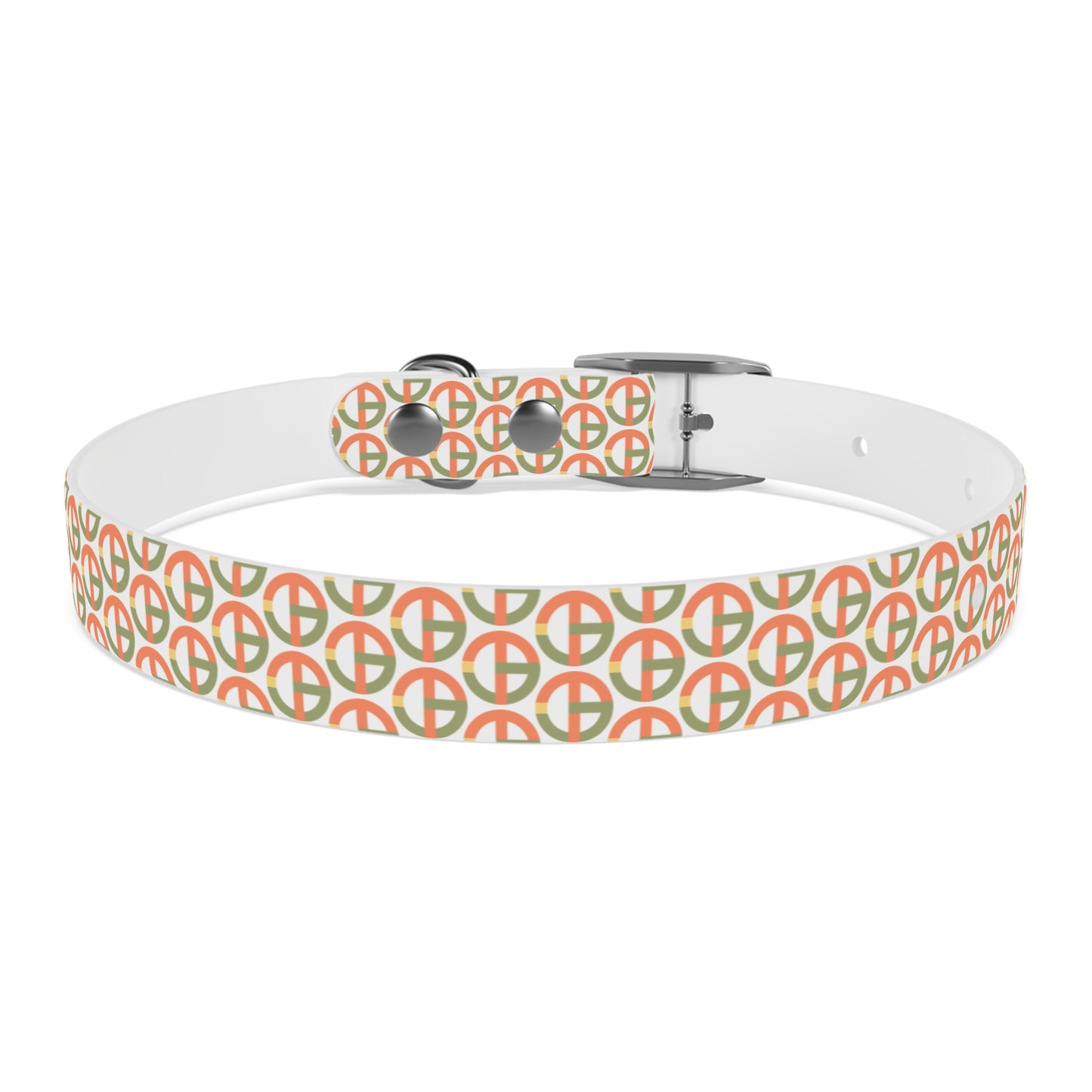 TONY G Dog Collar, featuring the TG Logo #1 Monogram Pattern