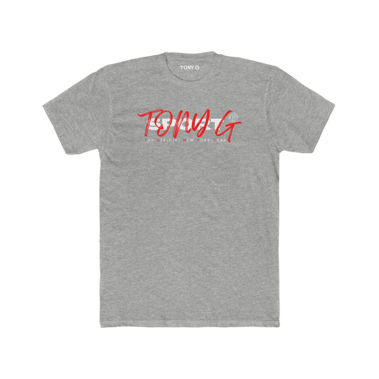 TONY G Men's Cotton Crew Tee, featuring the TONY G Sport design