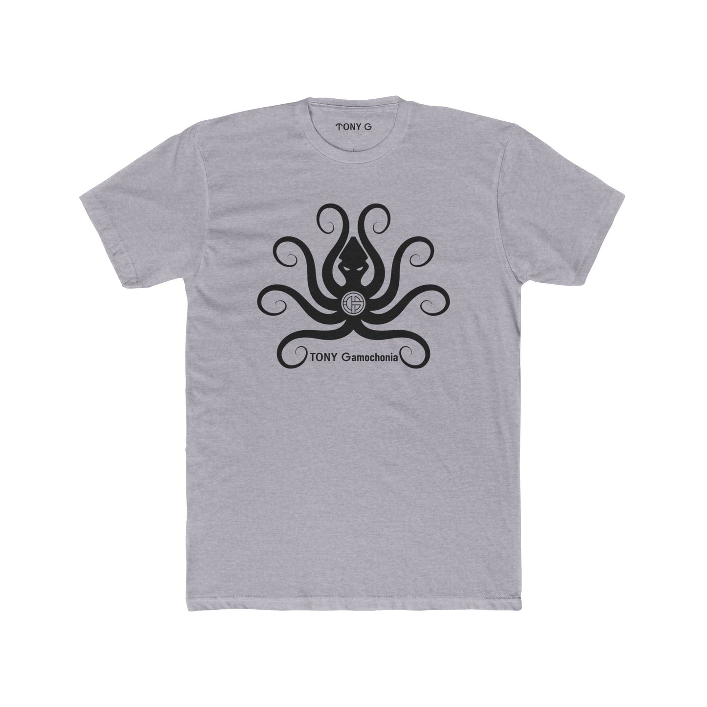 TONY Gamochonia 2 Men's Cotton Crew Tee, featuring the TONY Gamochonia 2 design
