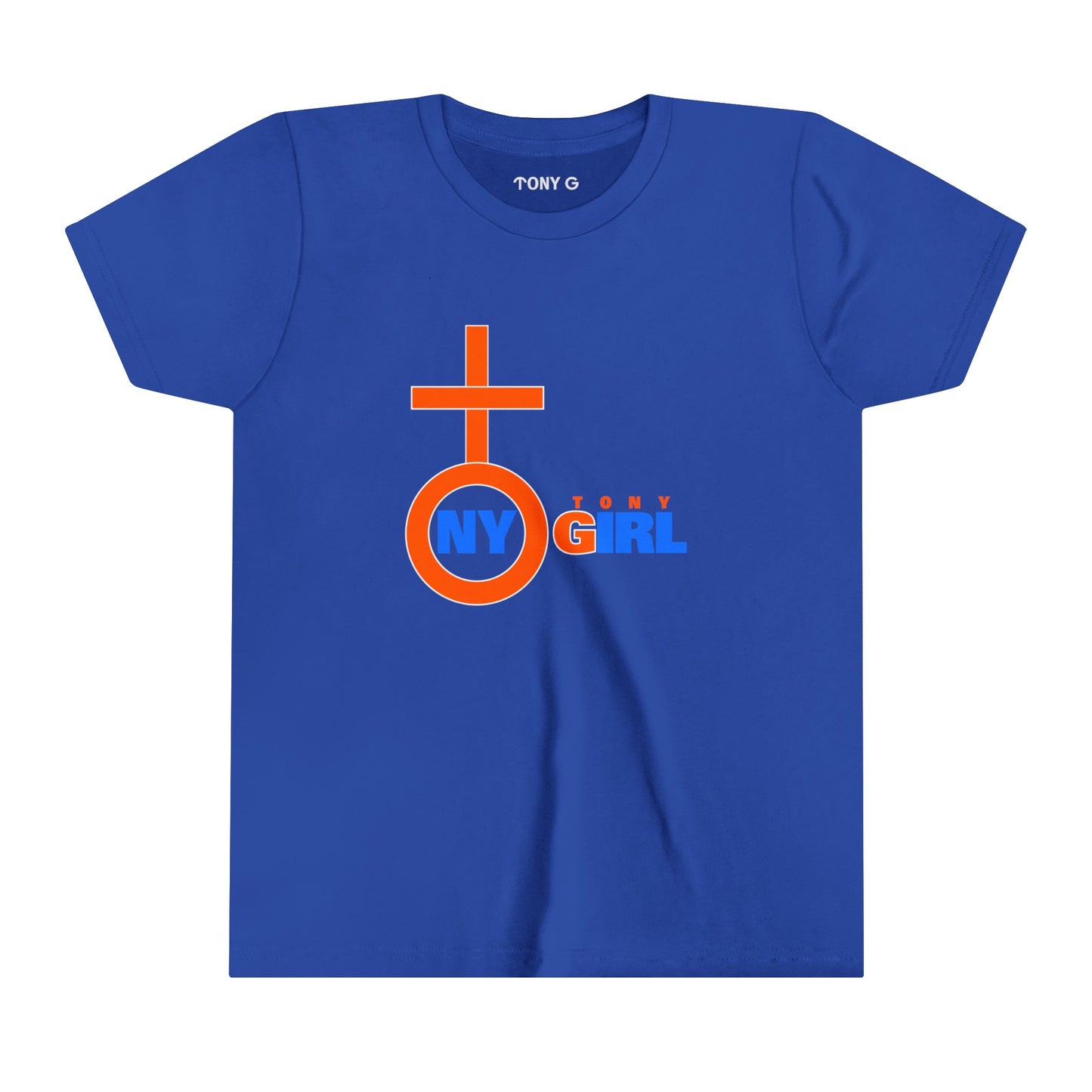 TONY Girl Youth Short Sleeve Tee, featuring the TONY Girl design