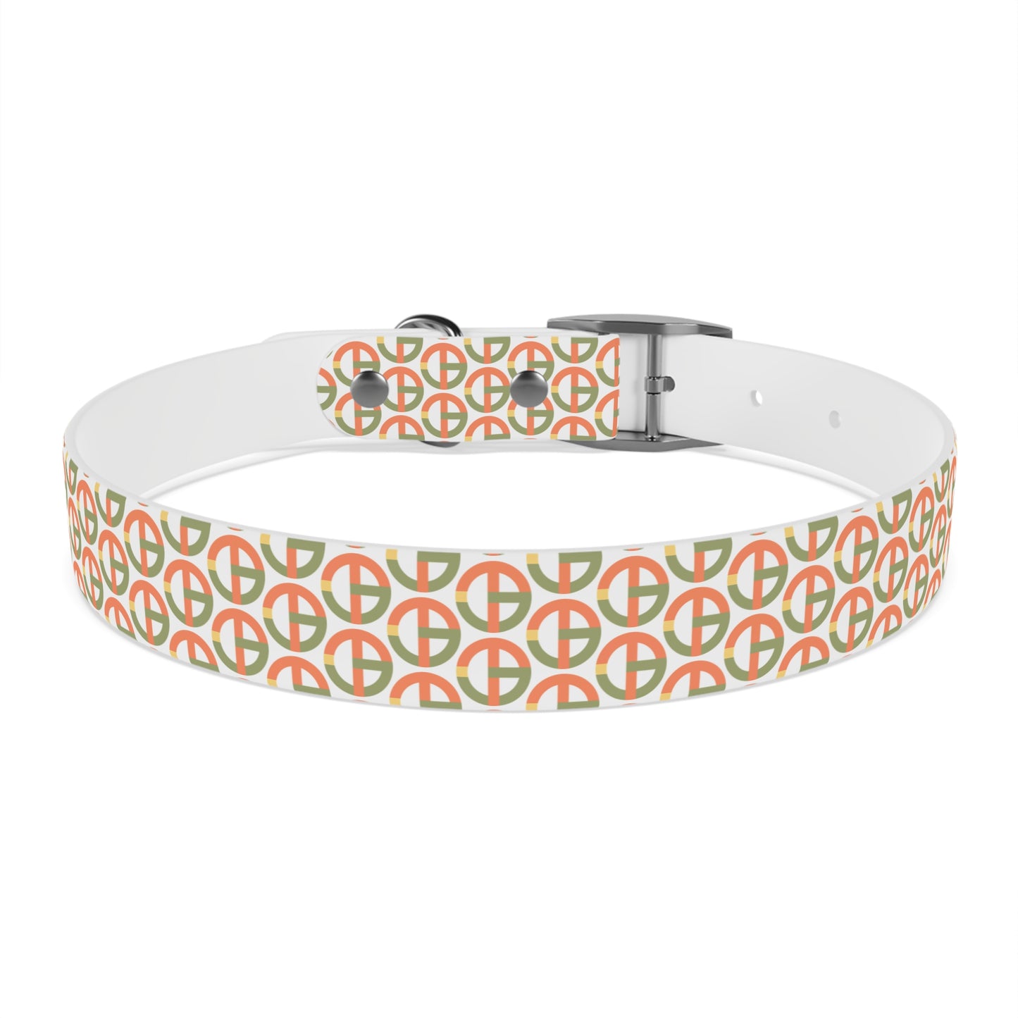 TONY G Dog Collar, featuring the TG Logo #1 Monogram Pattern