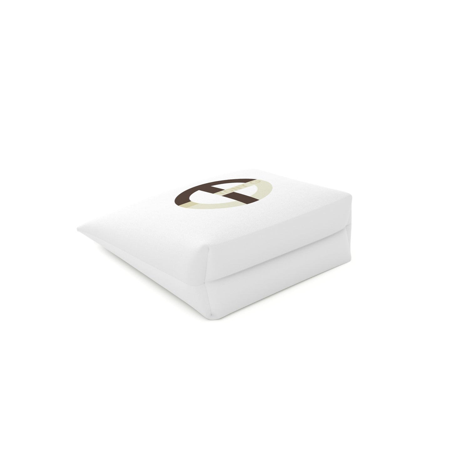 TONY G Cotton Cosmetic Bag, adorned with the TG Logo Vintage #2 Monogram
