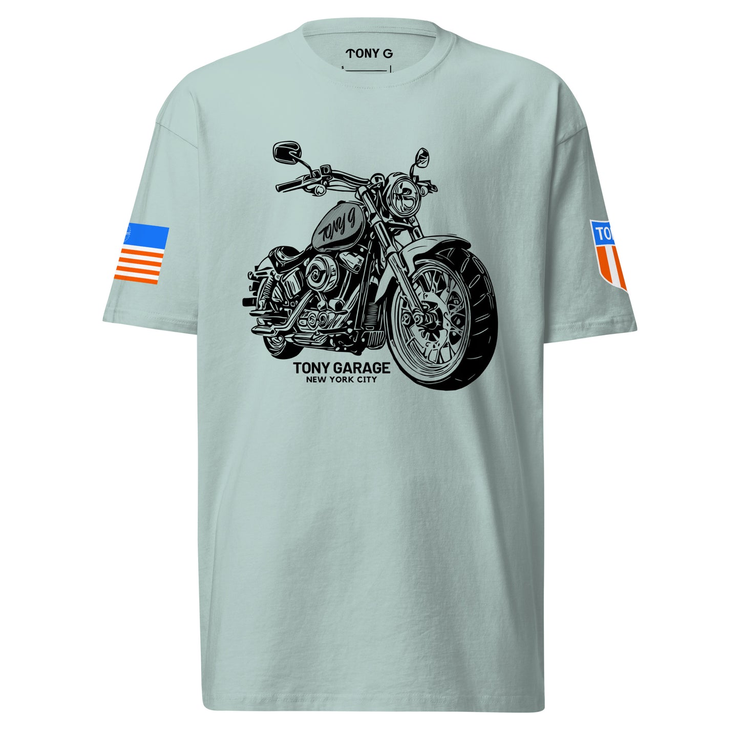 TONY Garage 4 Men's Heavyweight Cotton Tee, featuring the TONY Garage 4 design