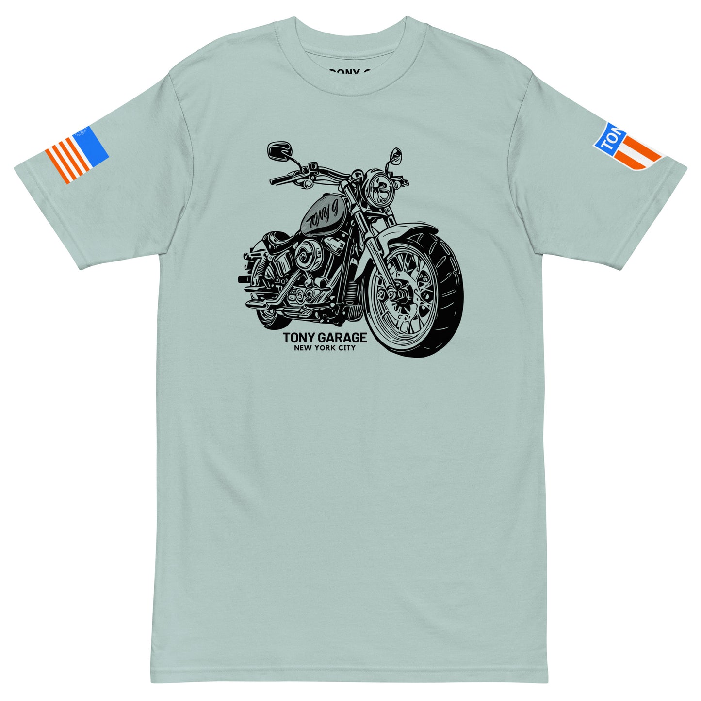 TONY Garage 4 Men's Heavyweight Cotton Tee, featuring the TONY Garage 4 design