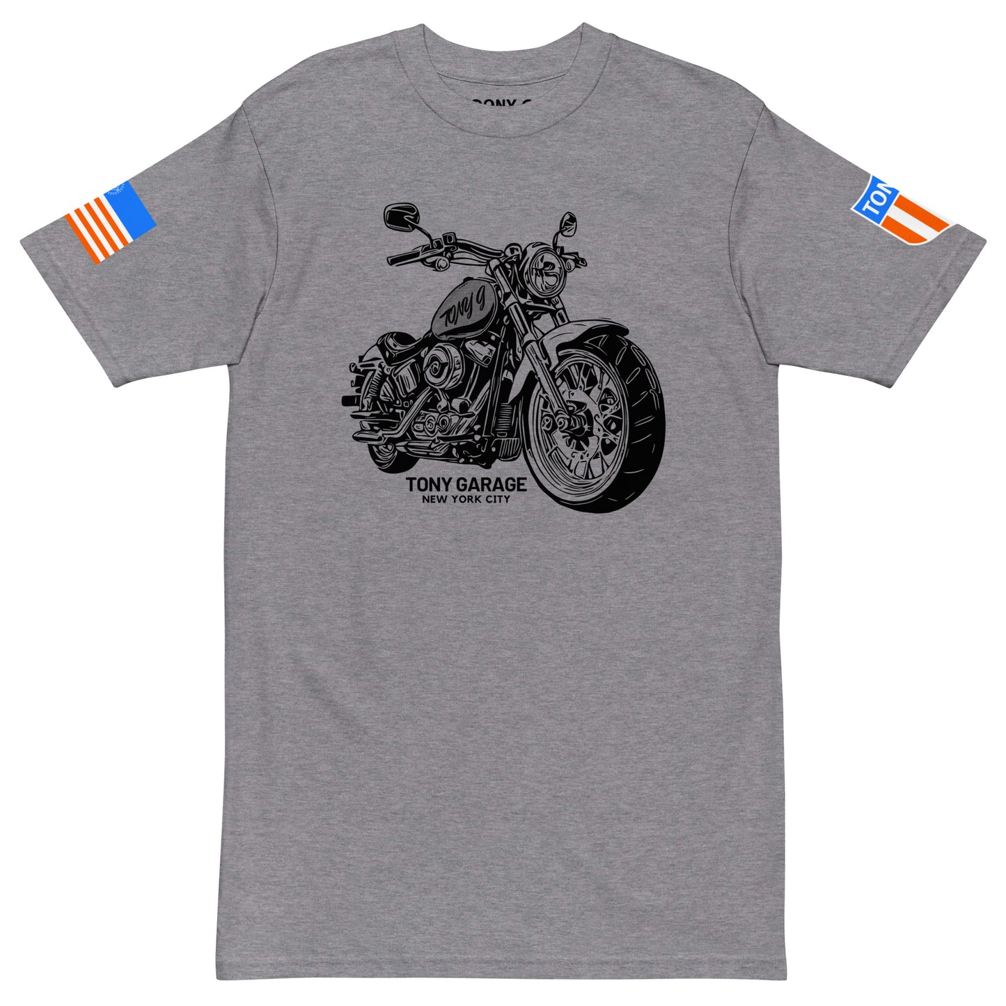 TONY Garage 4 Men's Heavyweight Cotton Tee, featuring the TONY Garage 4 design