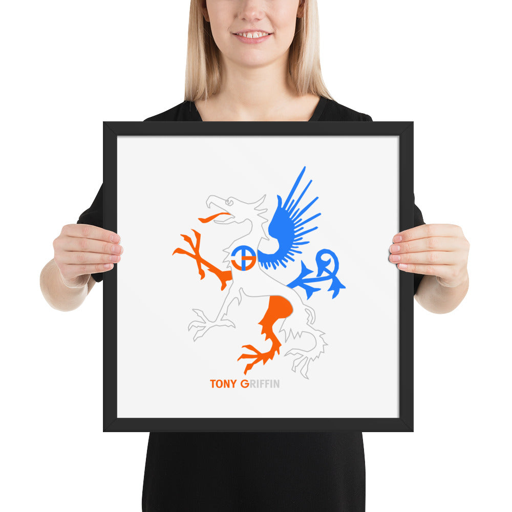 TONY Griffin Framed Poster Wall Art