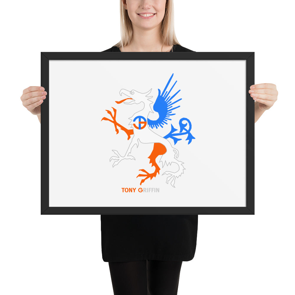 TONY Griffin Framed Poster Wall Art