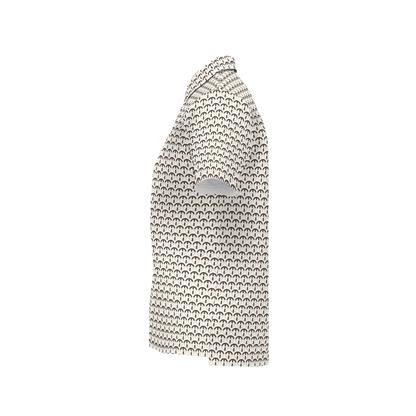 TONY G Women's Classic Fit Polo Shirt, adorned with the TG Logo #2 Monogram Pattern