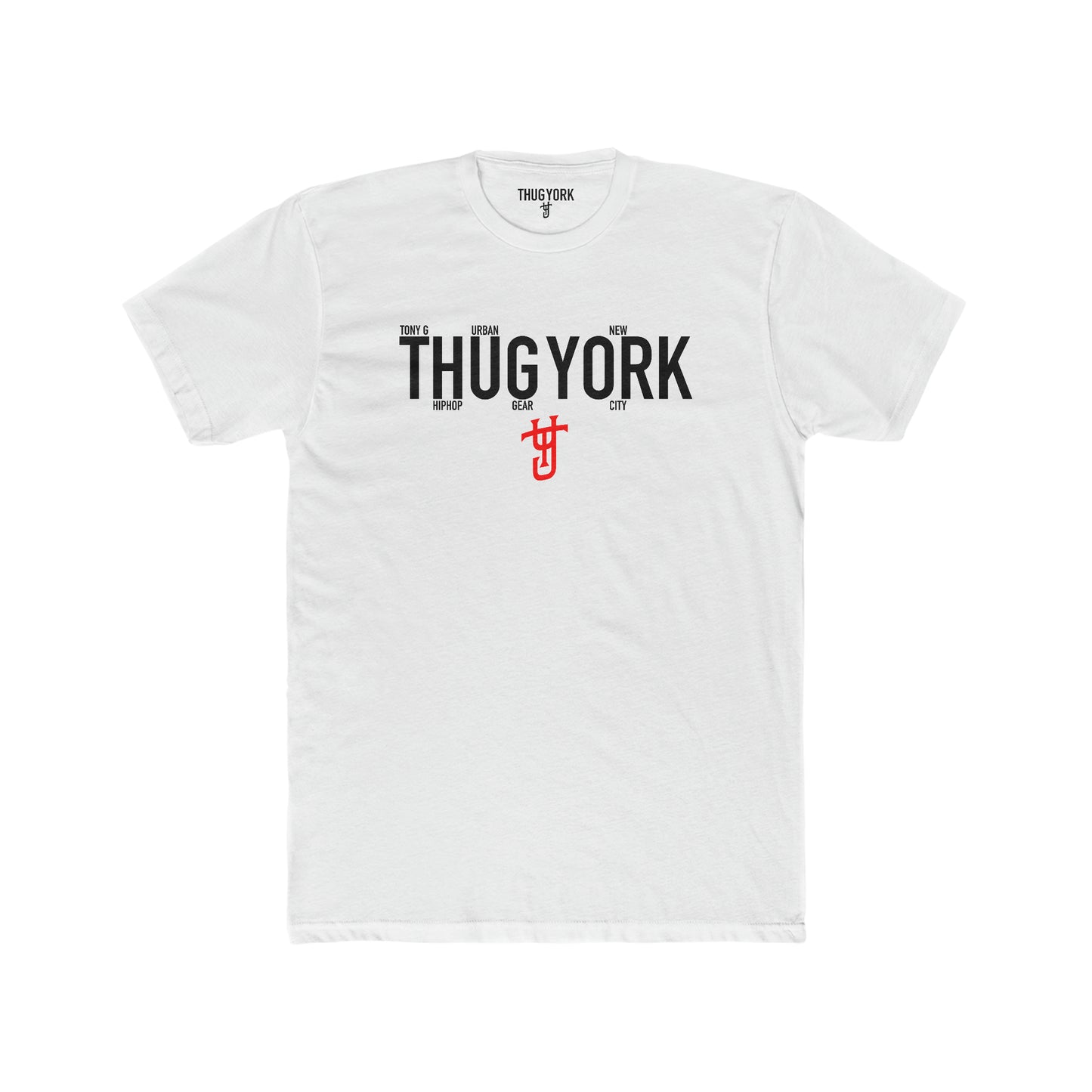 THUG YORK By TONY G Men's Cotton Crew Tee, featuring the THUG YORK Logo