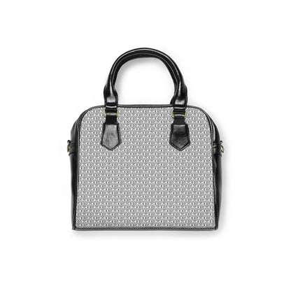 TONY G Shoulder Handbag, adorned with the TG Logo Outline Monogram Pattern