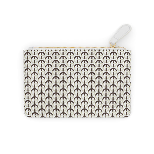 TONY G Mini Clutch Bag, adorned with the TG Logo Vintage #2 Monogram Pattern