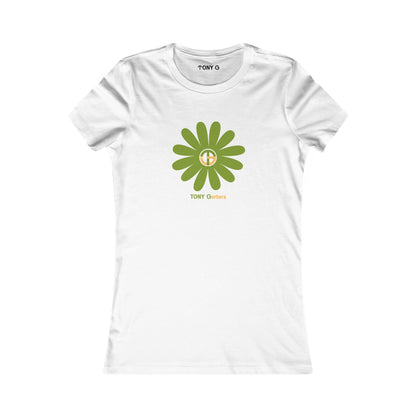TONY Gerbera(#7 of 12) Women's Favorite Tee, adorned with the TONY Gerbera #7 design