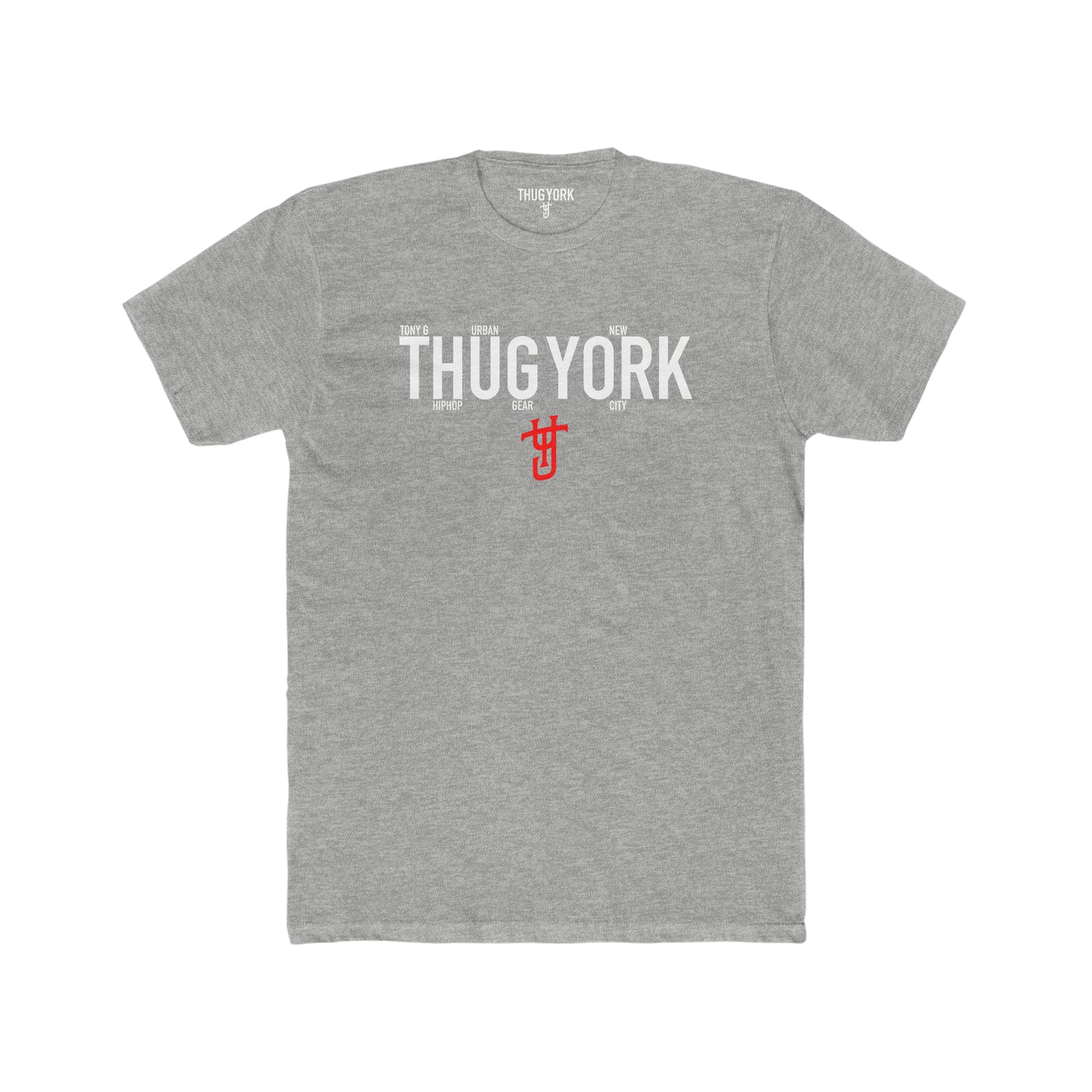 THUG YORK By TONY G Men's Cotton Crew Tee, featuring the THUG YORK Logo