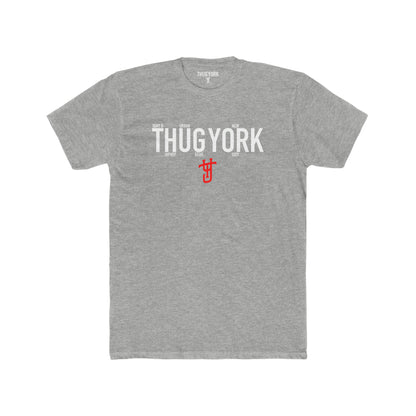 THUG YORK By TONY G Men's Cotton Crew Tee, featuring the THUG YORK Logo