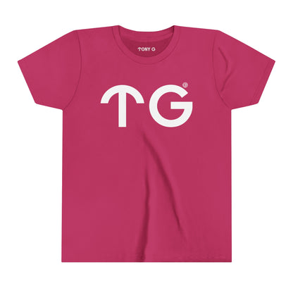 TONY G Youth Short Sleeve Tee, featuring the T&G Logo
