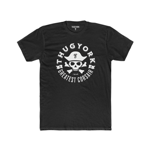 THUG YORK By TONY G Men's Cotton Crew Tee, featuring the Greatest Corsair design