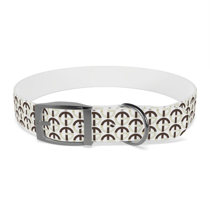 TONY G Dog Collar, featuring the TG Logo #2 Monogram Pattern