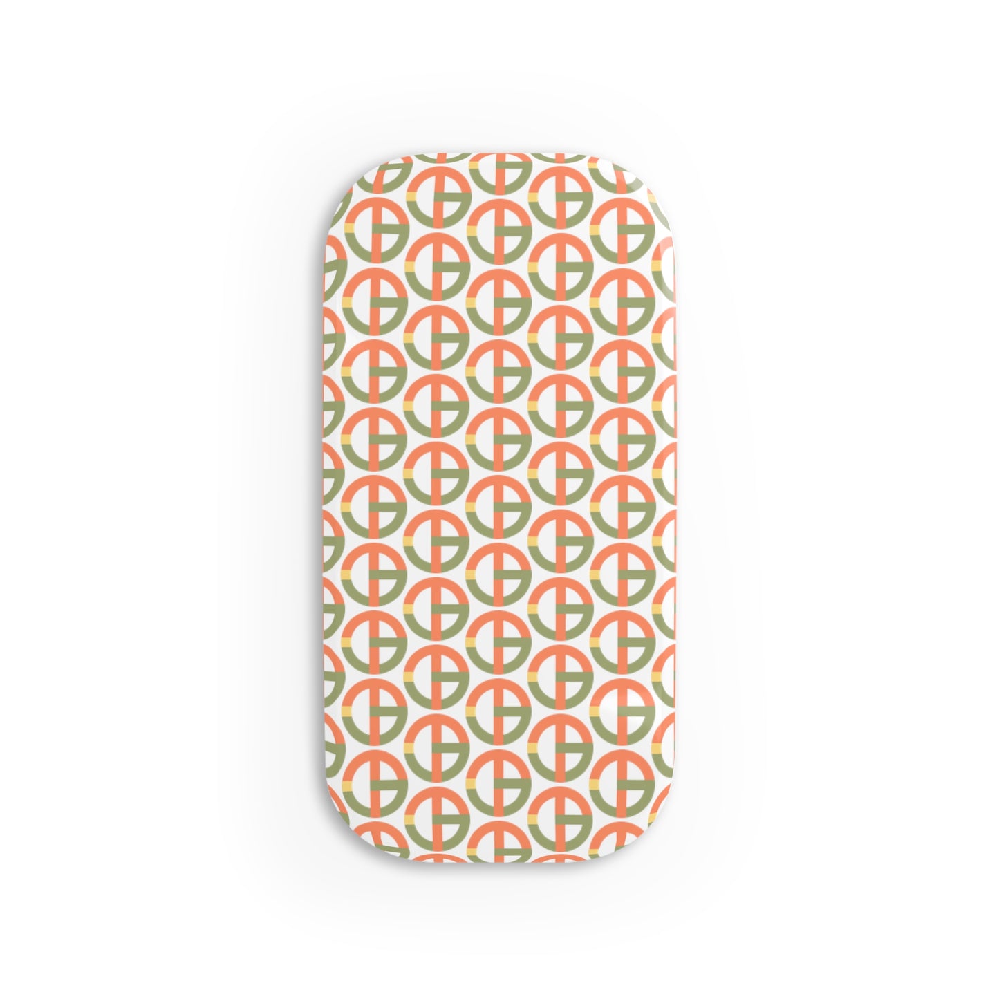 TONY G Phone Click-On Grip, adorned with the TG Logo Vintage #1 Monogram Pattern