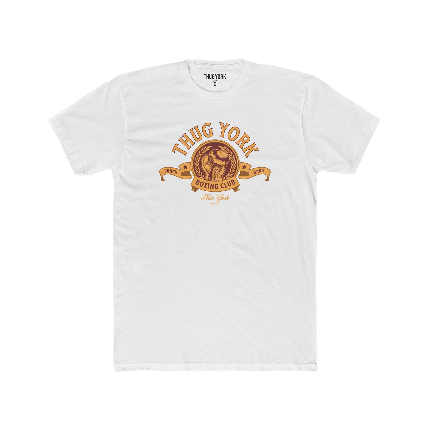 THUG YORK By TONY G Men's Cotton Crew Tee, featuring the Boxing Club design