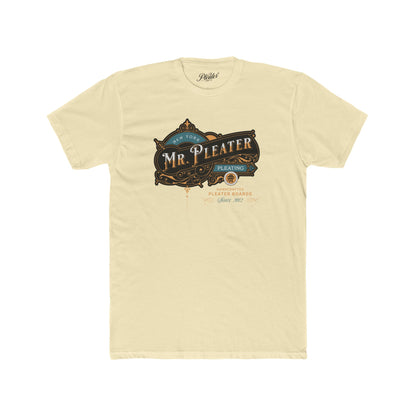 Mr. Pleater By TONY G Men's Cotton Crew Tee, featuring the Mr. Pleater Handcrafted Pleater Board 2 design