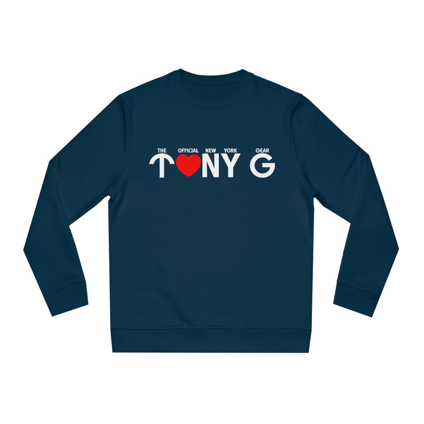 TONY G Unisex Changer Sweatshirt, featuring the TONY G Heart design