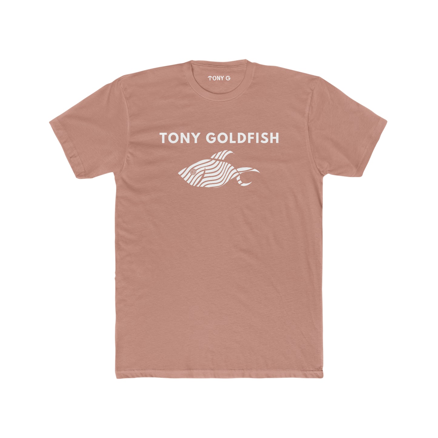 TONY Goldfish Men's Cotton Crew Tee, featuring the TONY Goldfish design