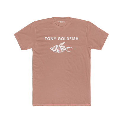 TONY Goldfish Men's Cotton Crew Tee, featuring the TONY Goldfish design
