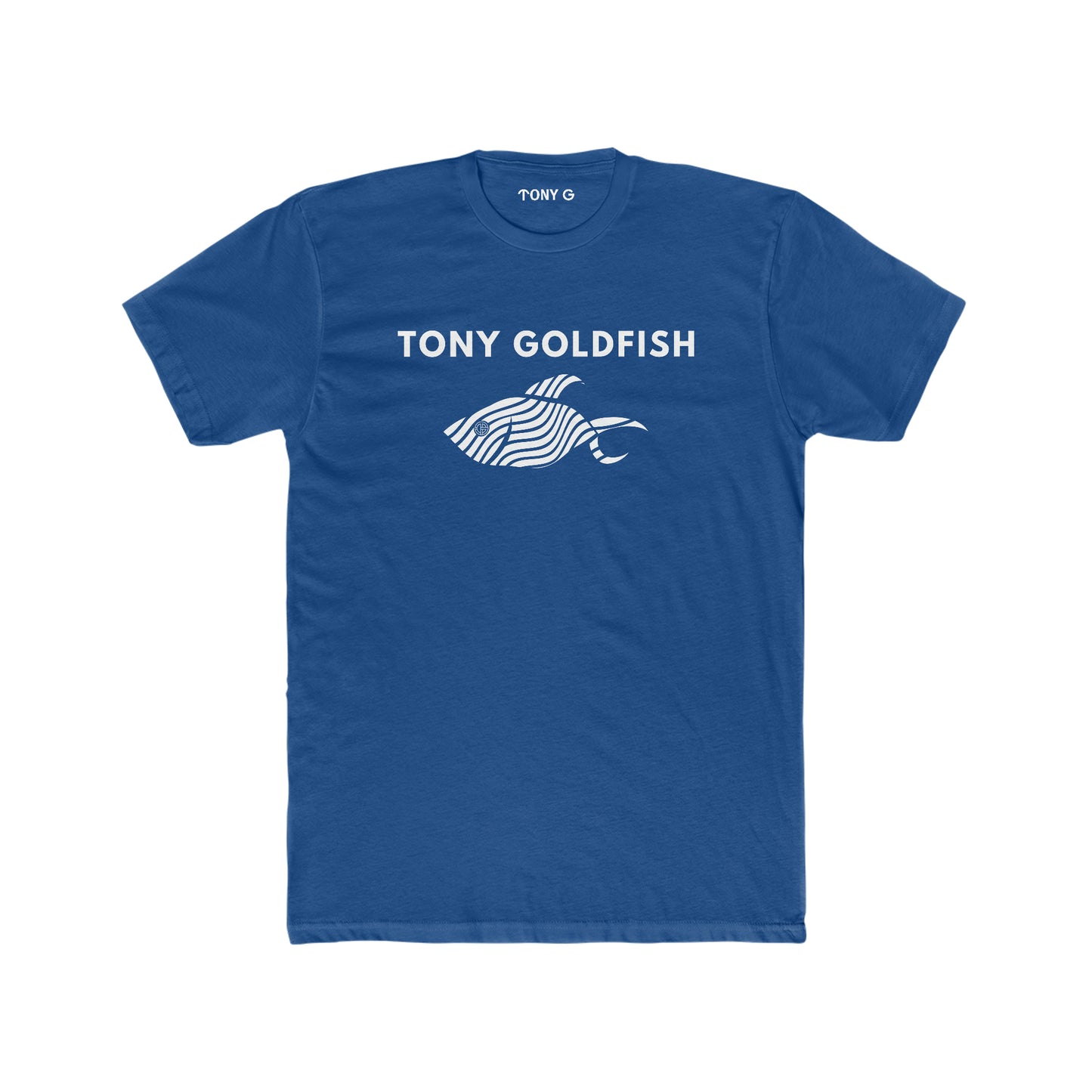 TONY Goldfish Men's Cotton Crew Tee, featuring the TONY Goldfish design