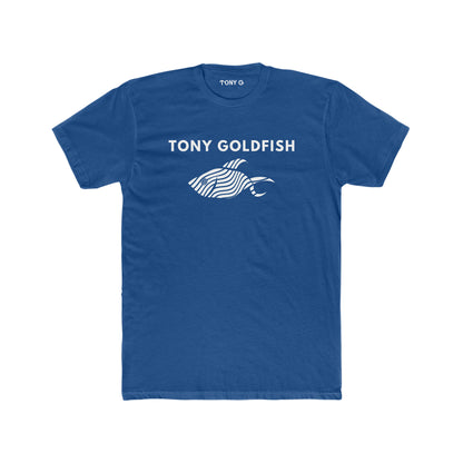 TONY Goldfish Men's Cotton Crew Tee, featuring the TONY Goldfish design