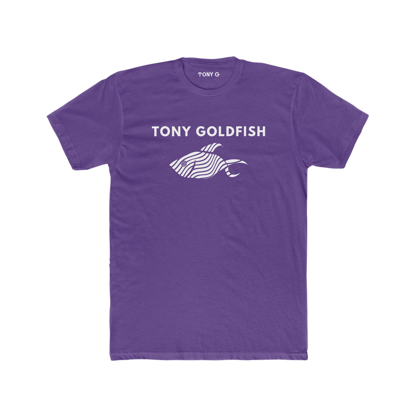 TONY Goldfish Men's Cotton Crew Tee, featuring the TONY Goldfish design