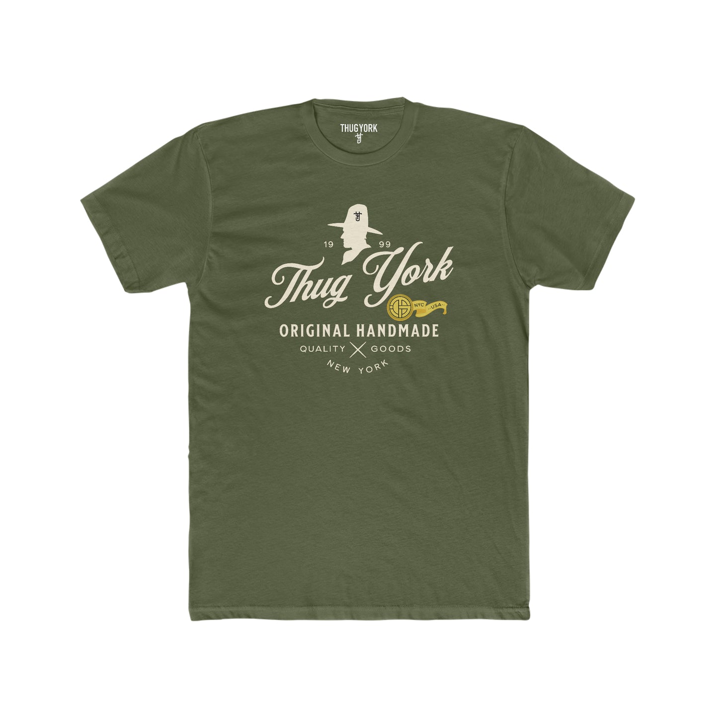 THUG YORK By TONY G Men's Cotton Crew Tee, featuring the Quality Goods design