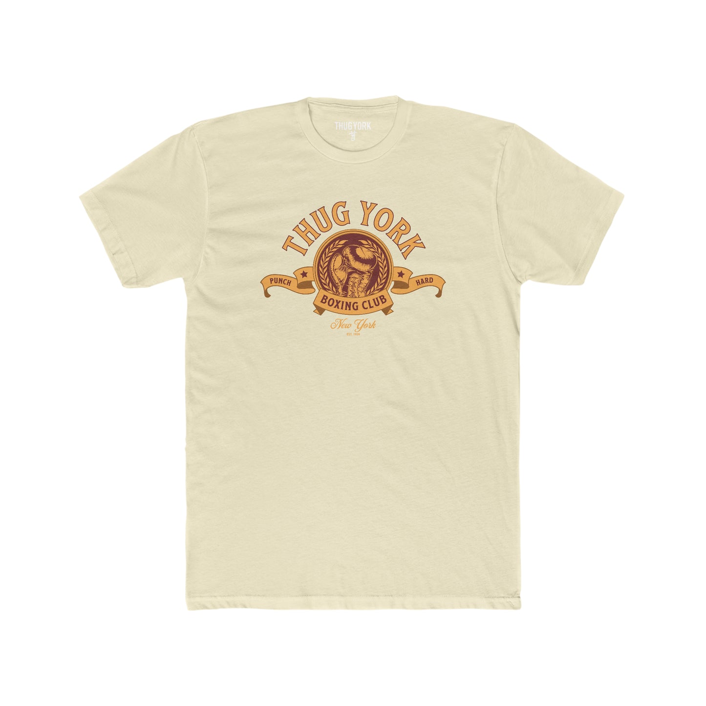 THUG YORK By TONY G Men's Cotton Crew Tee, featuring the Boxing Club design
