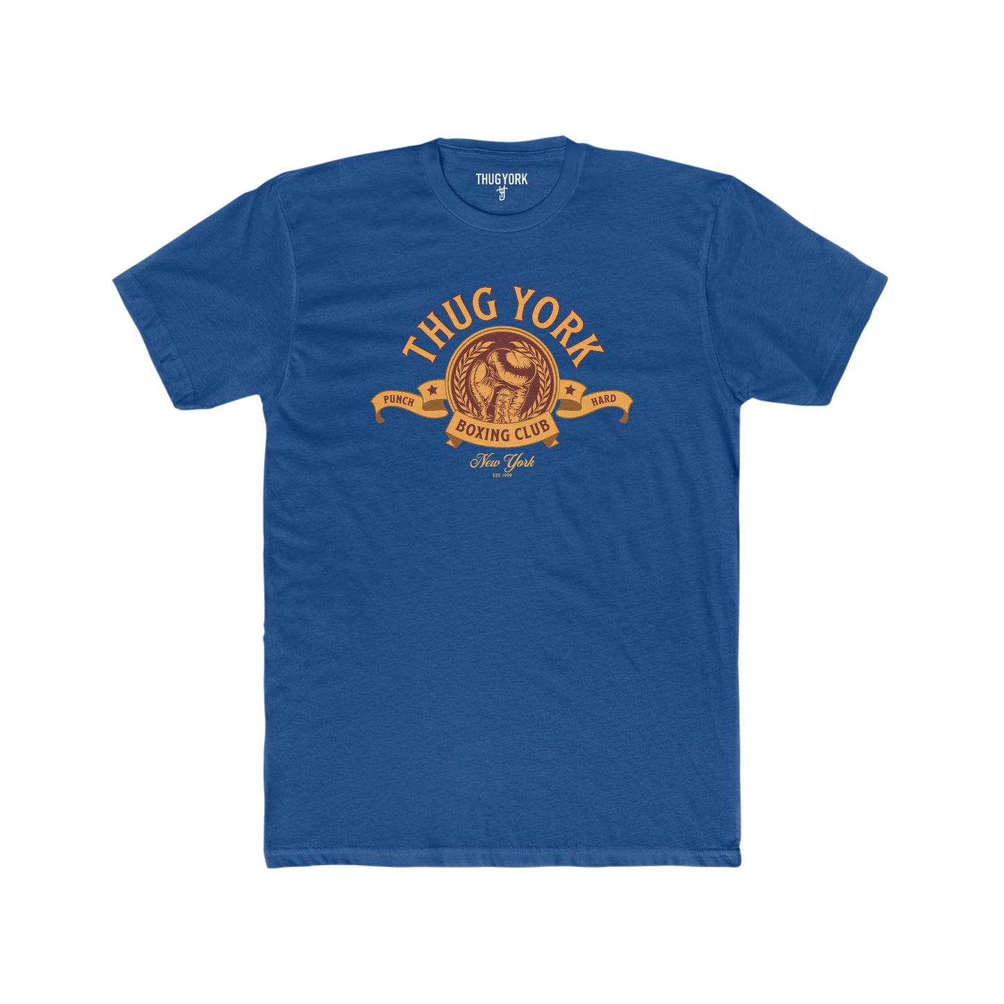 THUG YORK By TONY G Men's Cotton Crew Tee, featuring the Boxing Club design