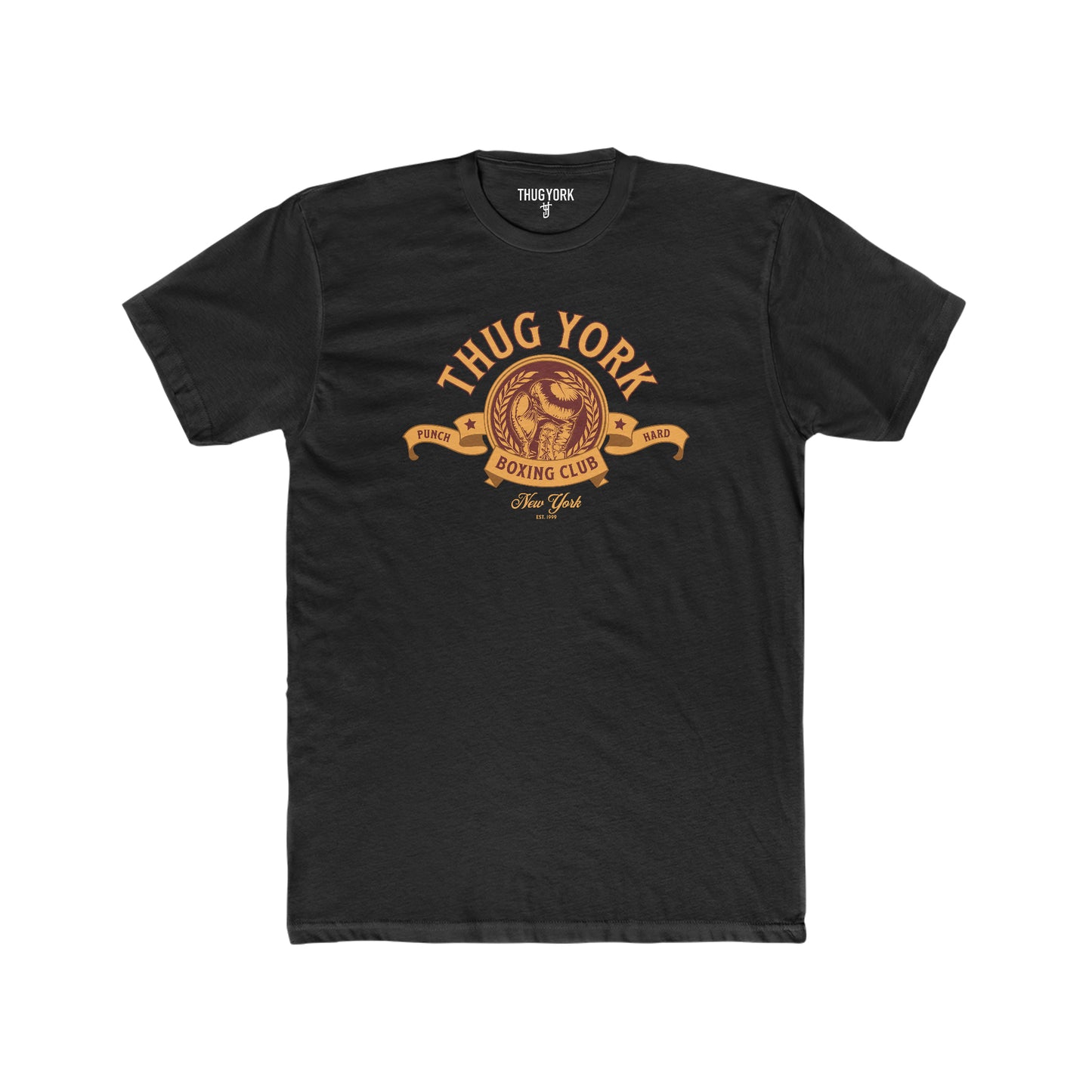 THUG YORK By TONY G Men's Cotton Crew Tee, featuring the Boxing Club design