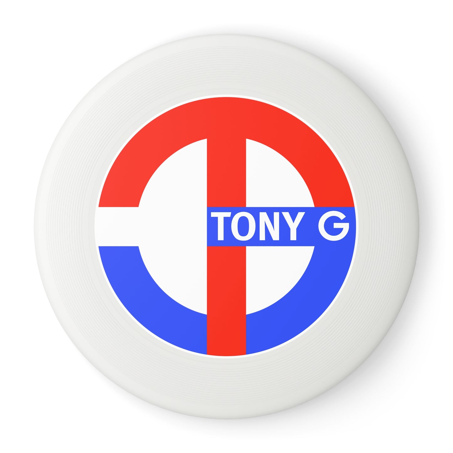 TONY G Wham-O Frisbee, featuring the TG Logo USA Monogram