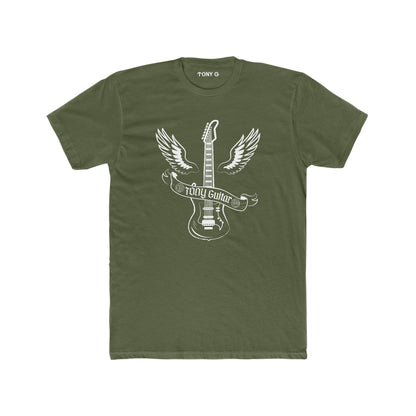 TONY Guitar Men's Cotton Crew Tee, featuring the TONY Guitar design