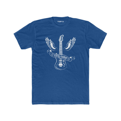 TONY Guitar Men's Cotton Crew Tee, featuring the TONY Guitar design