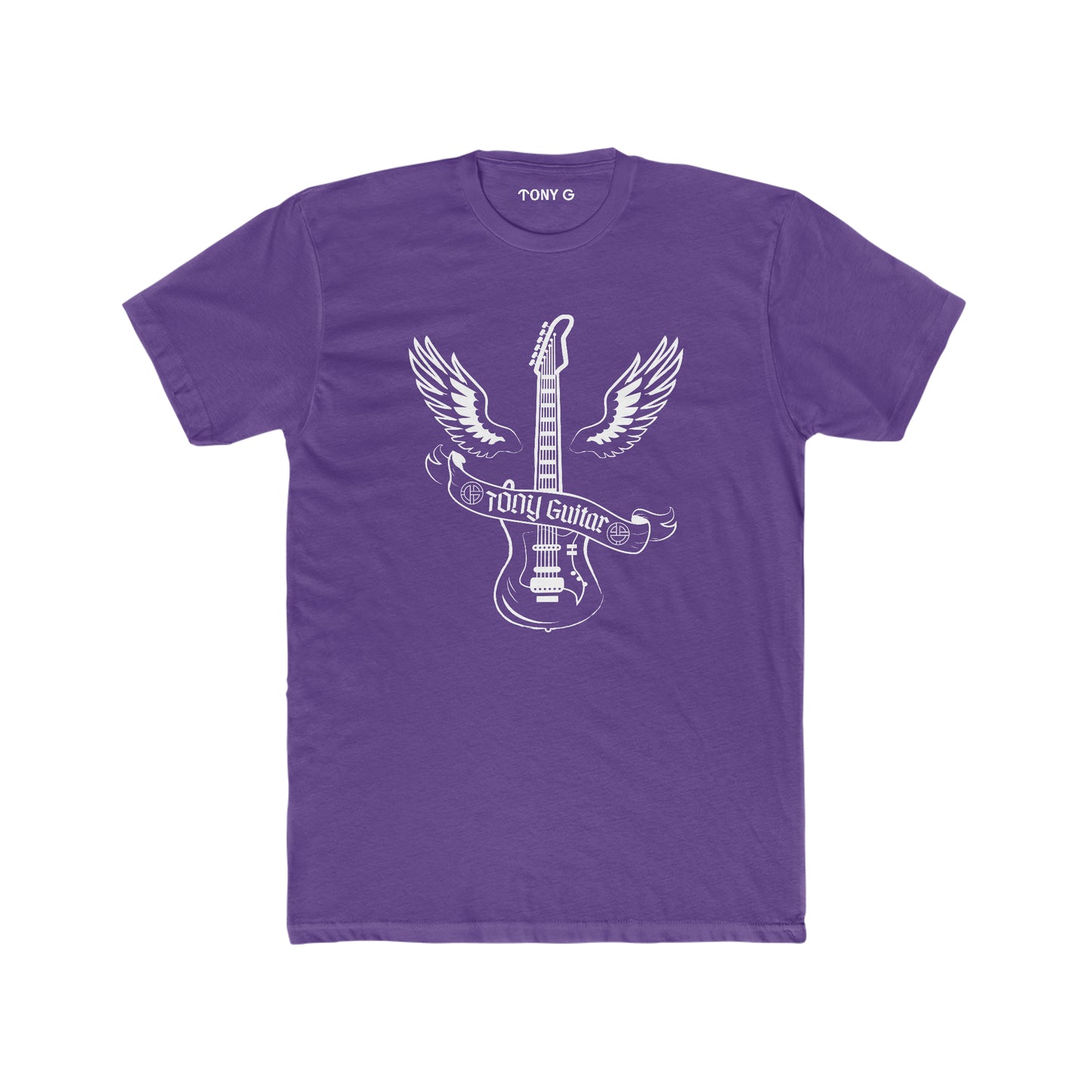 TONY Guitar Men's Cotton Crew Tee, featuring the TONY Guitar design