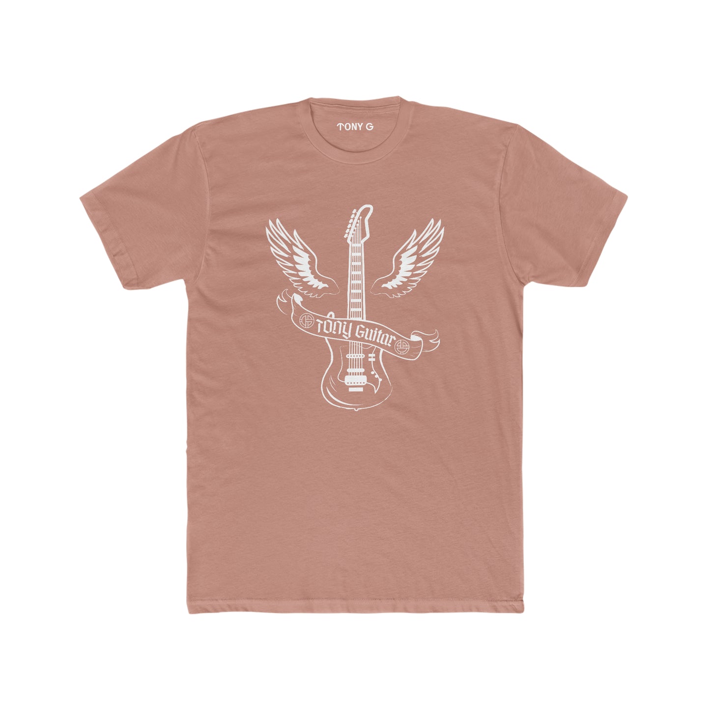 TONY Guitar Men's Cotton Crew Tee, featuring the TONY Guitar design