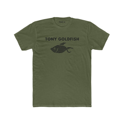 TONY Goldfish Men's Cotton Crew Tee, featuring the TONY Goldfish design