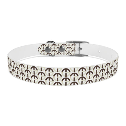 TONY G Dog Collar, featuring the TG Logo #2 Monogram Pattern