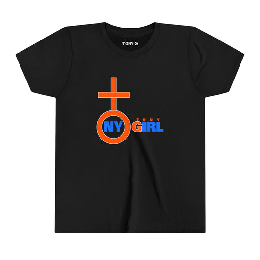 TONY Girl Youth Short Sleeve Tee, featuring the TONY Girl design