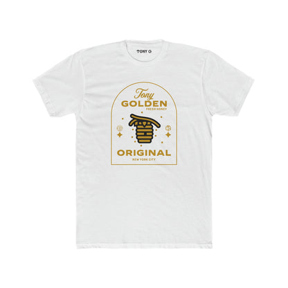 TONY Golden Men's Cotton Crew Tee, featuring the TONY Golden design