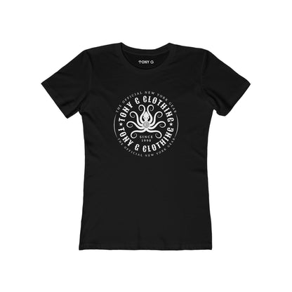TONY Gamochonia 1 Women's Feminine Cut Classic Boyfriend Tee, featuring the TONY Gamochonia 1 design