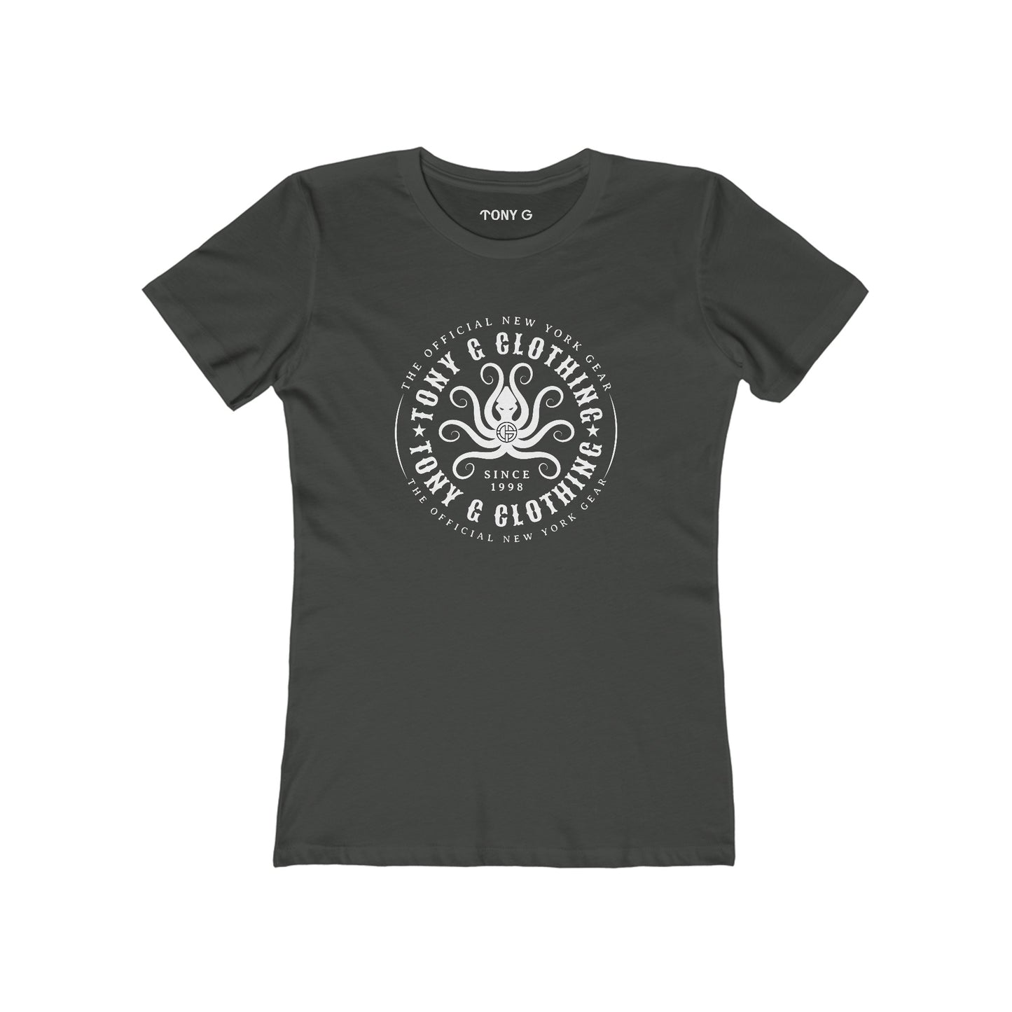TONY Gamochonia 1 Women's Feminine Cut Classic Boyfriend Tee, featuring the TONY Gamochonia 1 design