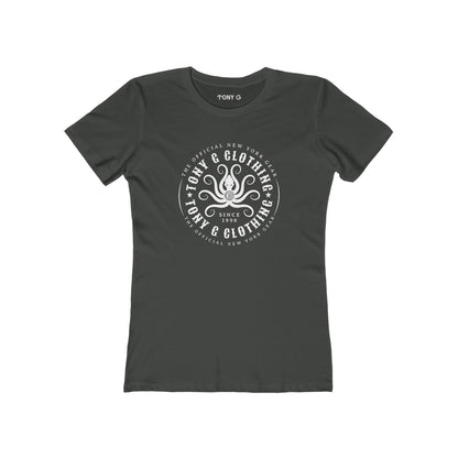 TONY Gamochonia 1 Women's Feminine Cut Classic Boyfriend Tee, featuring the TONY Gamochonia 1 design